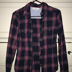Plaid Pink and Blur Flannel